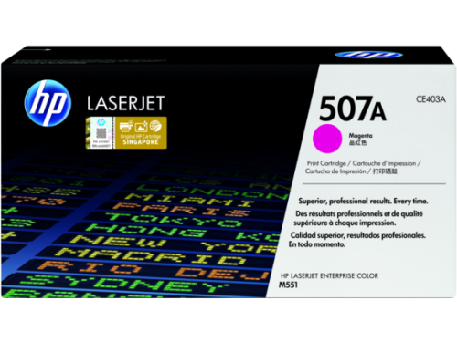 HP 507A Magenta Original LaserJet Toner Cartridge (CE403A)