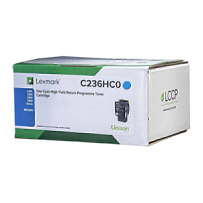 Lexmark C2360C0 Cyan Toner (LX236C)