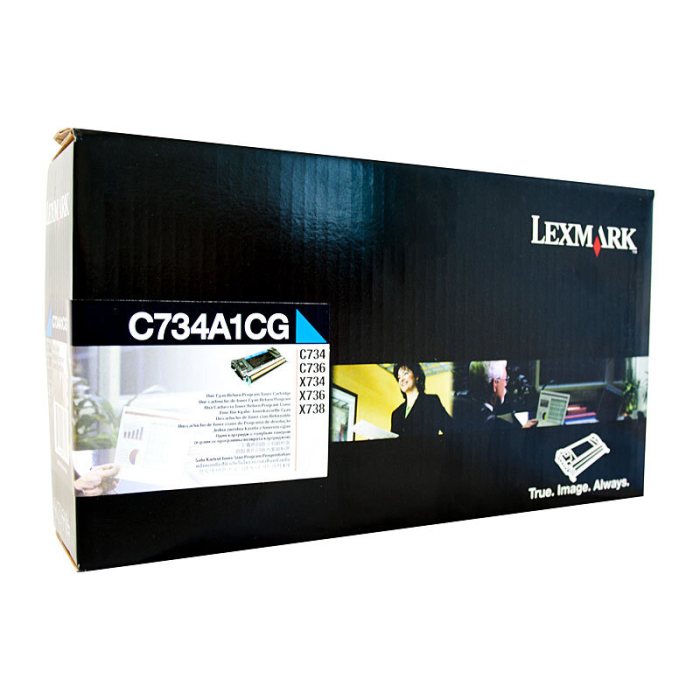 Lexmark C734 Cyan Toner Cartridge (LX734A1CG)