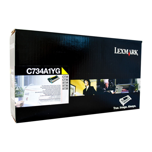 Lexmark C734 Yellow Toner Cartridge (LX734A1YG)