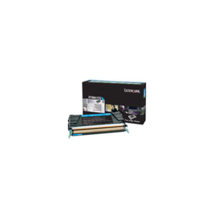 Lexmark X746A1CG Cyan Pre Cartridge (LXX746A1CG)