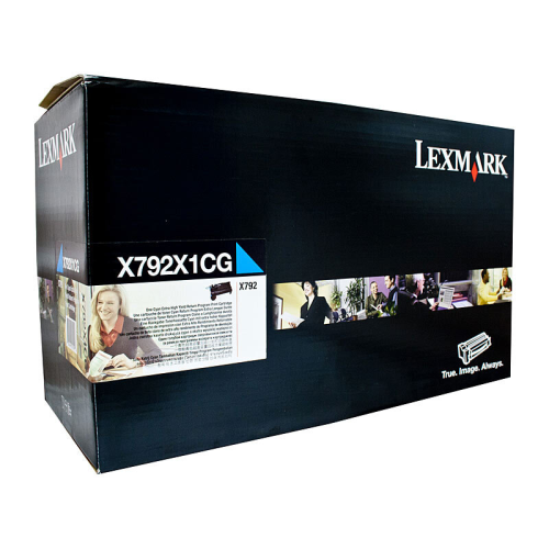 Lexmark X792X1CG HY Pre Cyan Cartridge (LXX792X1CG)