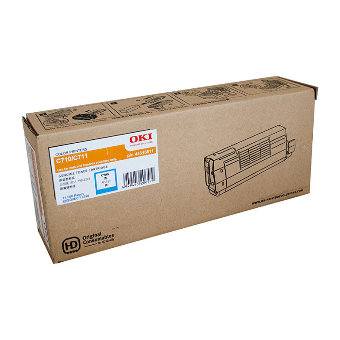 Oki C710N/C711N Cyan Toner (O710C)