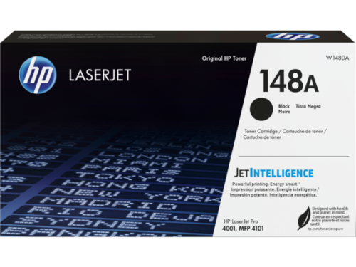 HP 148A Black Original LaserJet Toner Cartridge (W1480A)