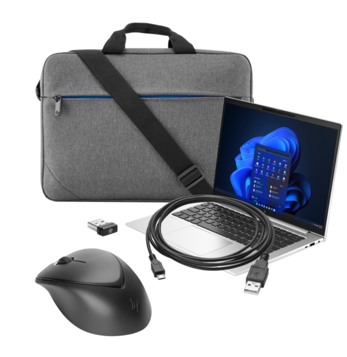 HP EliteBook 840 G10 Bundle: Notebook PC+Prelude Laptop Bag+Wireless Mouse (86S19PAB)